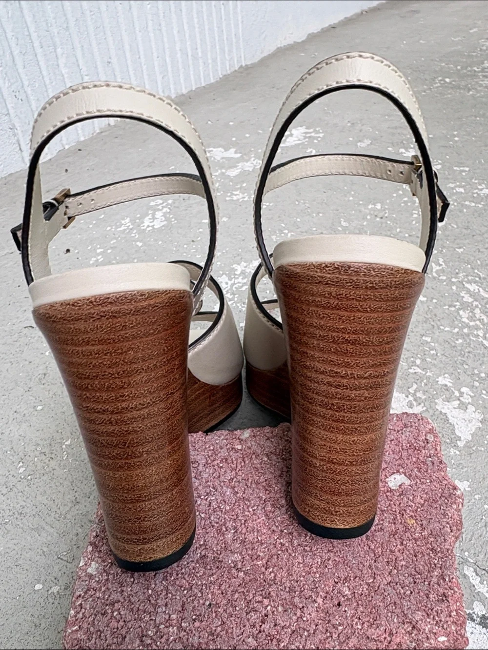Gucci GG cut out platforms